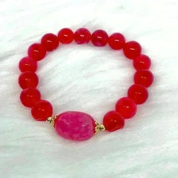 Rosie Rose Agate Bracelet - Picture 4 of 5